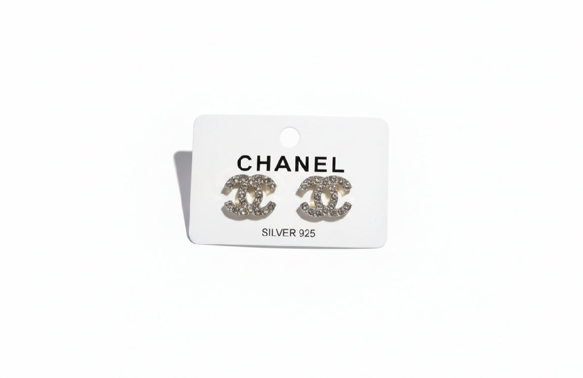 Honey Luxe CC Studs, Silver