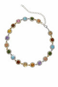 Honey Multi Color Stone Necklace